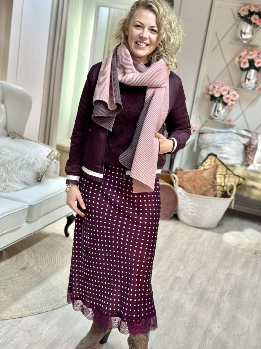 Street One Huivi Pliseerattu 572992 Jazz Berry Melange tuotekuva 1 Street One Huivi Pliseerattu 572992 Jazz Berry Melange tuotekuva 1