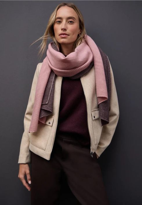 Street One Huivi Pliseerattu 572992 Jazz Berry Melange tuotekuva 1 Street One Huivi Pliseerattu 572992 Jazz Berry Melange tuotekuva 1