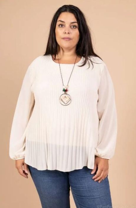 New Collection Sifonkipusero 45312 Pliseerattu tuotekuva 12