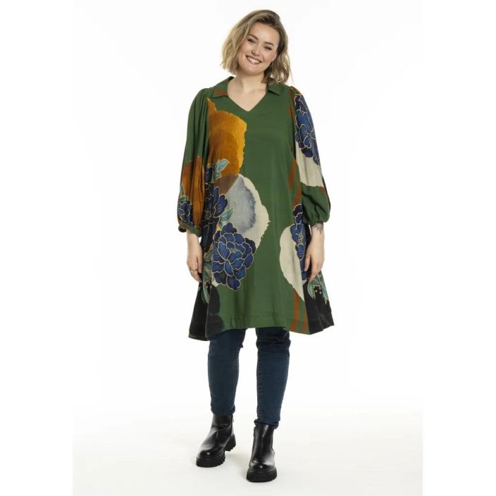 Gozzip Tunika/Mekko Camilla 256022 Green Print tuotekuva 1