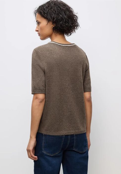 Street One Neulepusero 303477 Dark Nomad Brown Melange tuotekuva 5