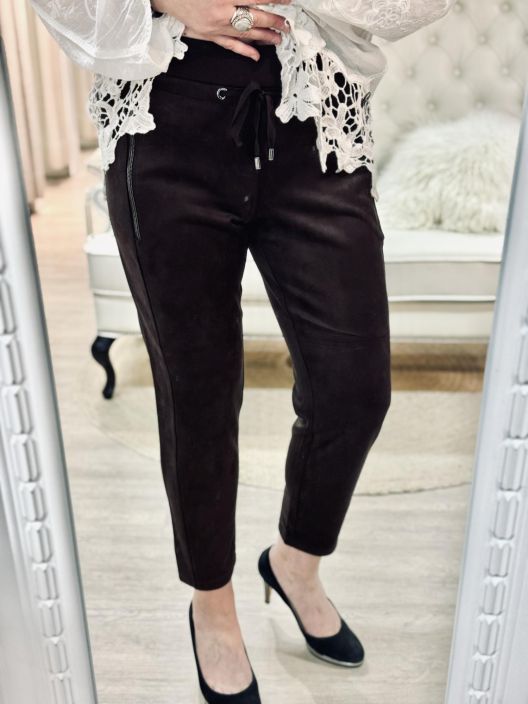 Street One KeinomokkaHousut Bonny Zip 379659 Deep Roast Brown tuotekuva 4