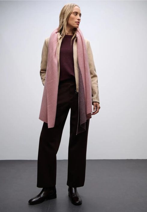 Street One Huivi Pliseerattu 572992 Jazz Berry Melange tuotekuva 3 Street One Huivi Pliseerattu 572992 Jazz Berry Melange tuotekuva 3