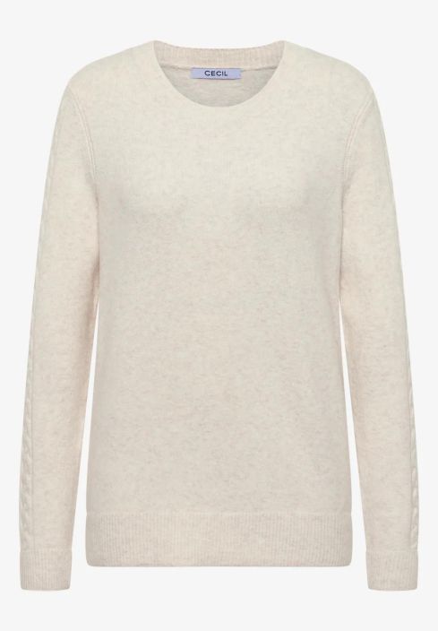 Cecil Neulepusero 303453 Oat Milk Beige Melange tuotekuva 9