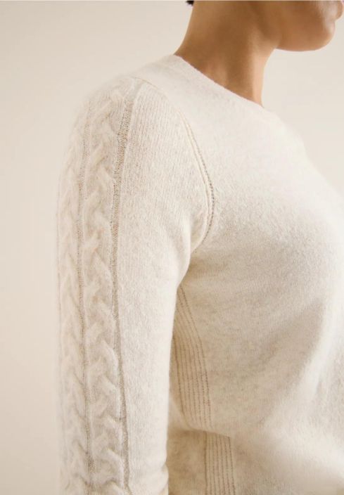 Cecil Neulepusero 303453 Oat Milk Beige Melange tuotekuva 5