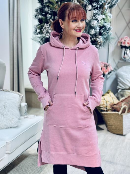 New Collection HuppuTunika 17812 New Collection Hupputunika kivaa collegea. Mallissa on reilu huppu kiristysnauhoilla ja