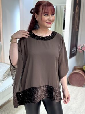 NEW COLLECTION New Collection PonchoPusero Sifonki-Paljetti 83931