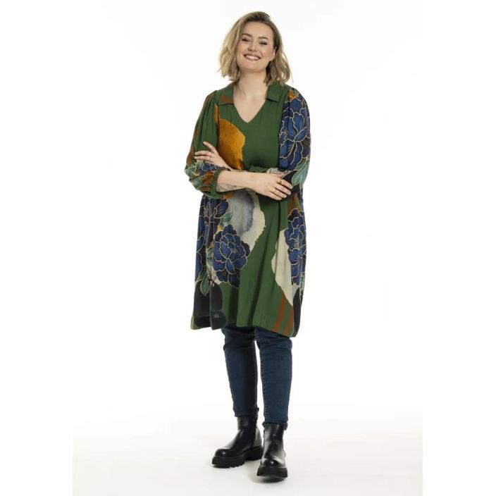 Gozzip Tunika/Mekko Camilla 256022 Green Print tuotekuva 2