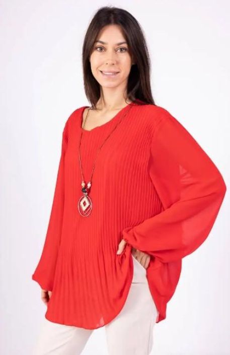 New Collection Sifonkipusero 45312 Pliseerattu tuotekuva 8