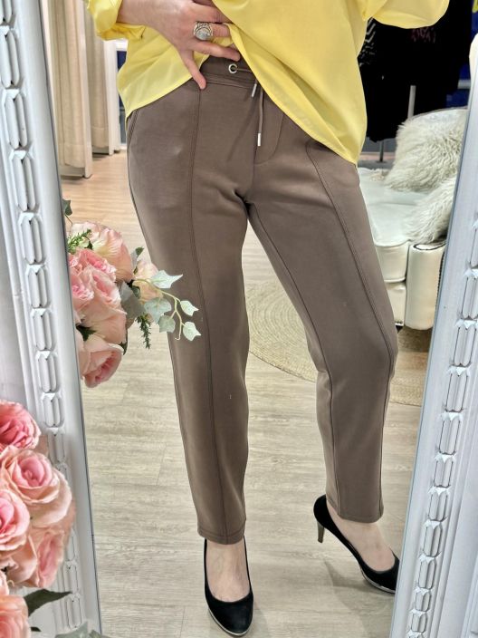 Cecil Housut Tracey Silk Touch 380550 Urban Taupe tuotekuva 1