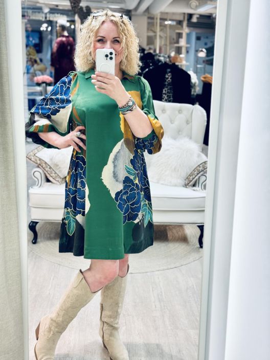 Gozzip Tunika/Mekko Camilla 256022 Green Print tuotekuva 2