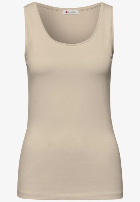 Street One TrikooToppi Anni 322896 Cotton Beige tuotekuva 4 Street One TrikooToppi Anni 322896 Cotton Beige tuotekuva 4