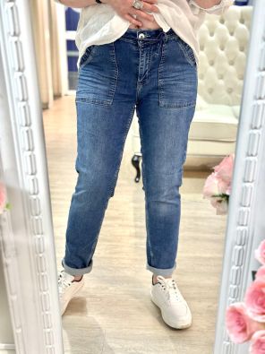 Cecil Farkut Tracey 380769 Mid Blue