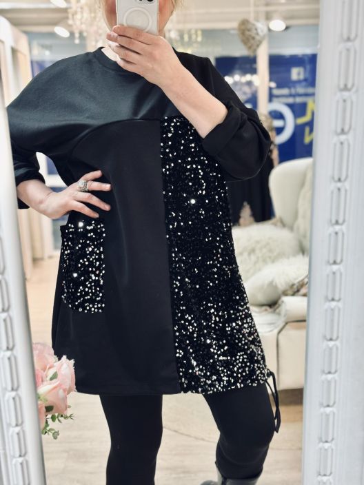 New Collection CollegeMekko/Tunika Paljetti 30921 tuotekuva 6