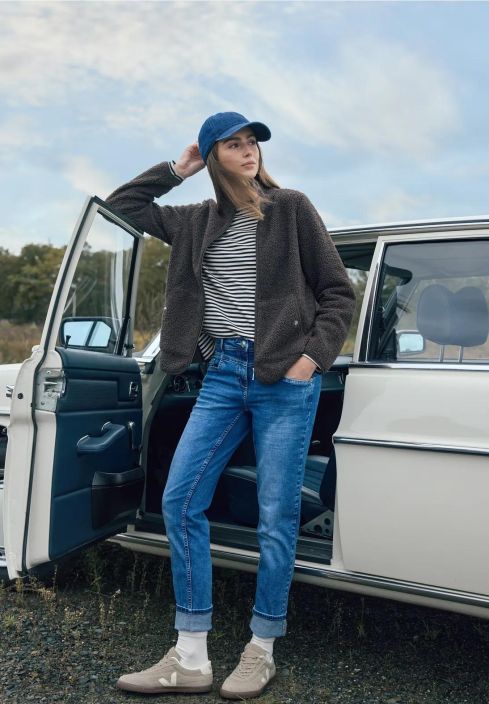 Cecil Farkut Scarlett 380554 Mid Blue Wash tuotekuva 7