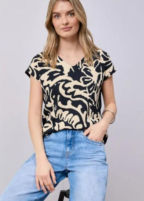 Street One T-Paita 324801 Jersey tuotekuva 12 Street One T-Paita 324801 Jersey tuotekuva 12