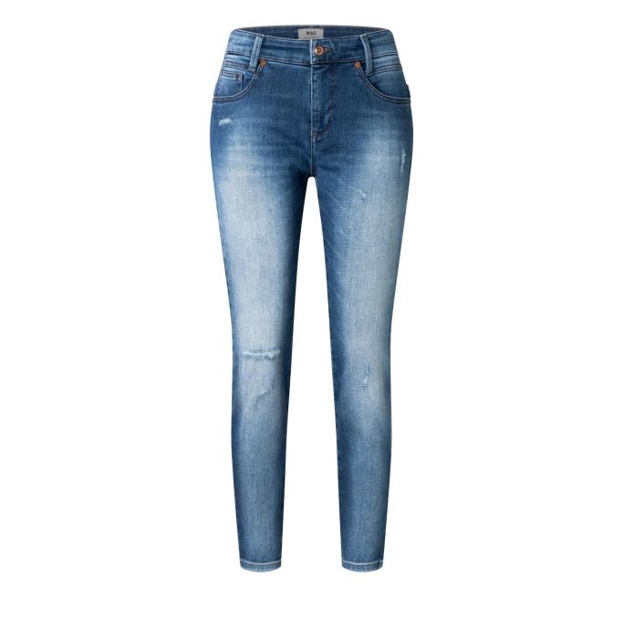 MAC Farkut New Jersey Skinny 2800-90-0333-D511 Mid Blue MAC Dream makeat farkut skinny mallilla. Farkussa on kiva sinisen