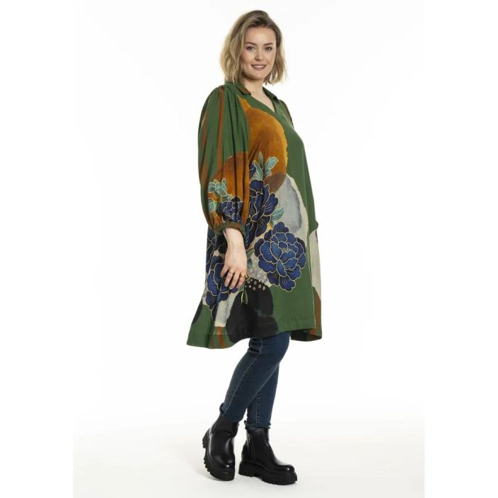 Gozzip Tunika/Mekko Camilla 256022 Green Print tuotekuva 3