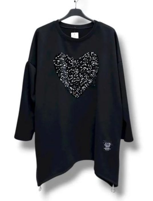 New Collection CollegeTunika Paljettisydän 12921 tuotekuva 6