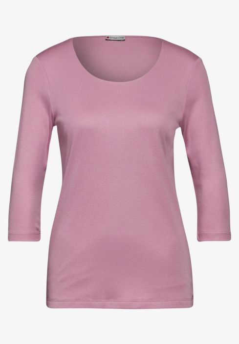 Street One T-Paita 317588 Sunrise Pink