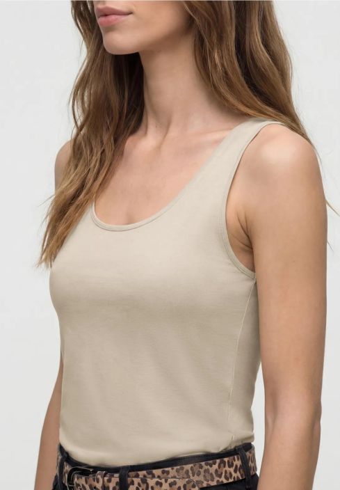 Street One TrikooToppi Anni 322896 Cotton Beige tuotekuva 3 Street One TrikooToppi Anni 322896 Cotton Beige tuotekuva 3