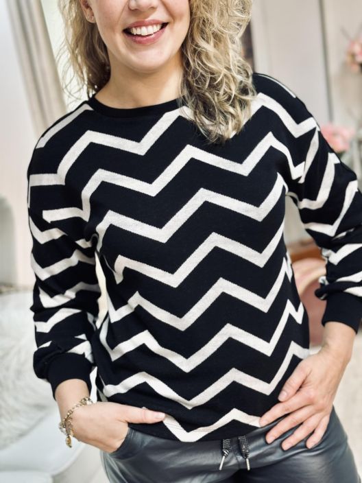 Street One CollegePusero 324300 Black tuotekuva 1 Street One CollegePusero 324300 Black tuotekuva 1