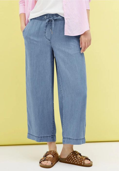 Cecil Housut Neele 379439 Light Blue Wash