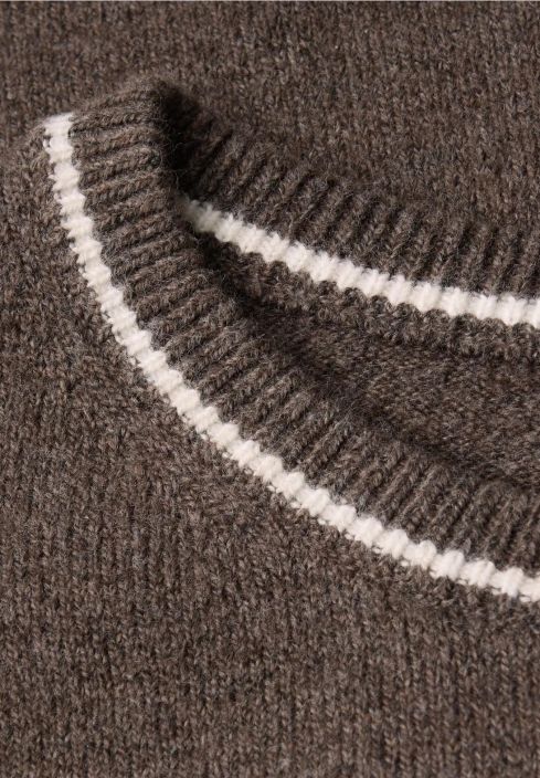 Street One Neulepusero 303477 Dark Nomad Brown Melange tuotekuva 8