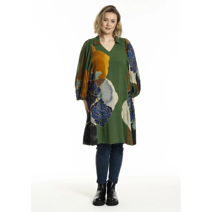Gozzip Tunika/Mekko Camilla 256022 Green Print tuotekuva 5