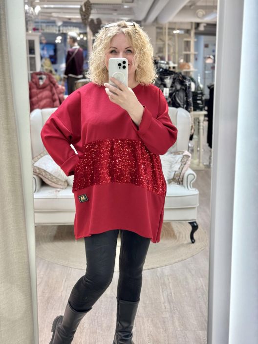 New Collection Tunika PaljettiCollege 2092 tuotekuva 6