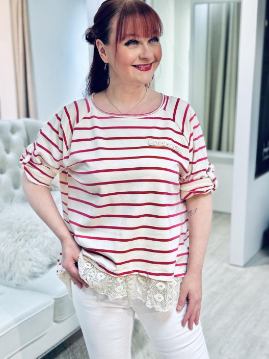 New Collection CollegeTunika Raita-Pitsi 3476 tuotekuva 3