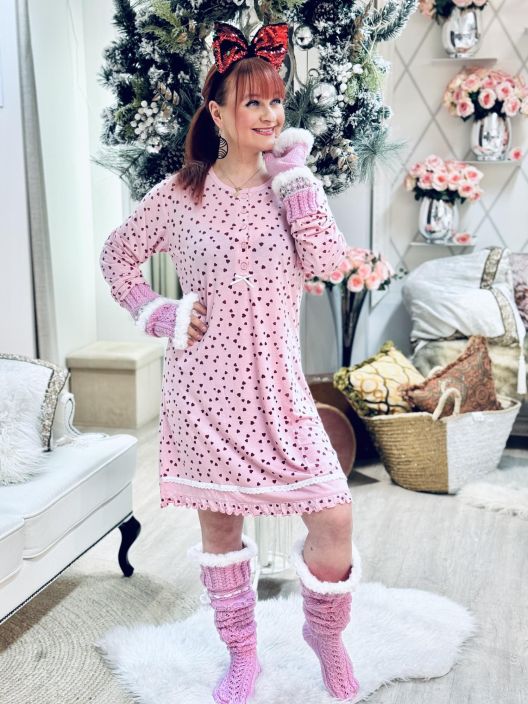 New Collection Yöpaita Sydän 4136 tuotekuva 3