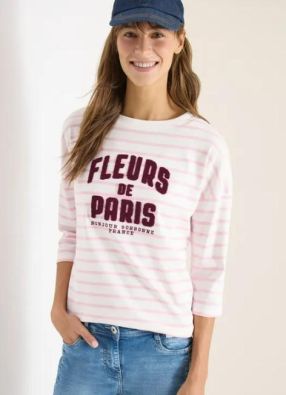 CECIL Cecil Trikoopaita 324830 Raita