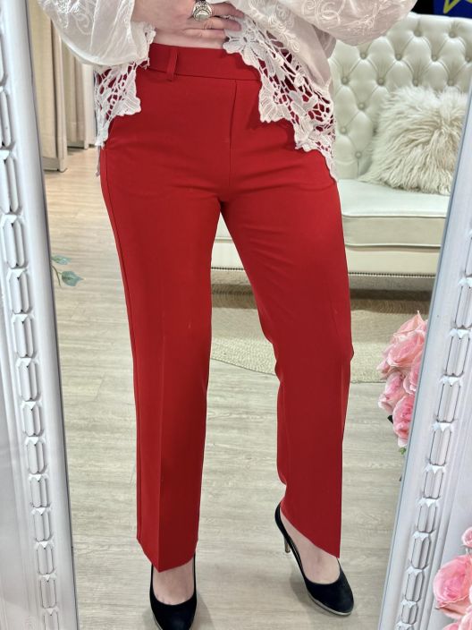 Anna Montana Housut Mila Wide Flexi 1065 Tomato tuotekuva 2