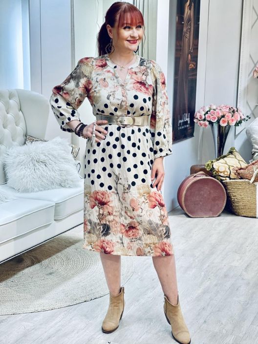 In Front Mekko Pauline 16943 Cream tuotekuva 4