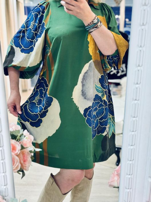 Gozzip Tunika/Mekko Camilla 256022 Green Print tuotekuva 1