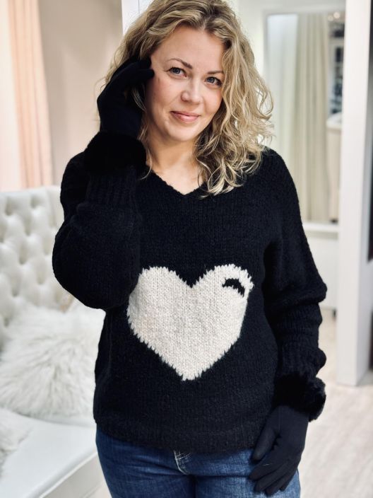 New Collection NeulePusero Sydän 6036 tuotekuva 3 New Collection NeulePusero Sydän 6036 tuotekuva 3