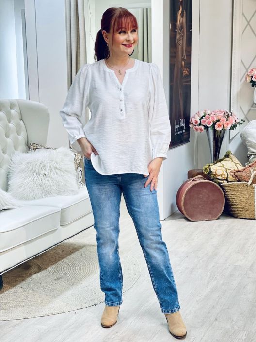 In Front Pusero Claire 16980 White tuotekuva 3 In Front Pusero Claire 16980 White tuotekuva 3