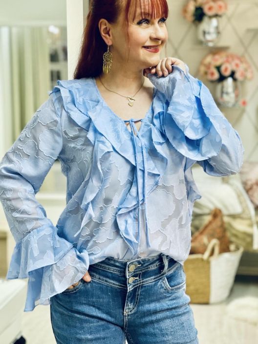 A-VIEW SifonkiPusero Floretta 6090 Light Blue tuotekuva 1