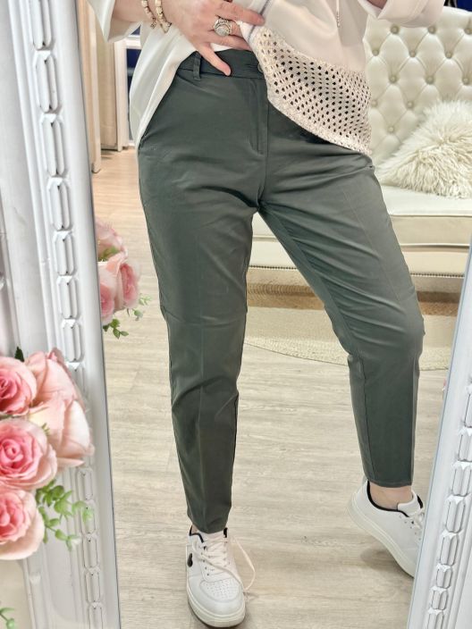 Street One Housut Chino 380285 Cilantro Green tuotekuva 7