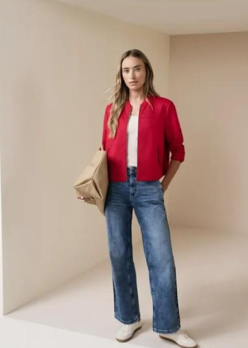 Street One Keinomokkajakku 212993 Salsa red tuotekuva 3