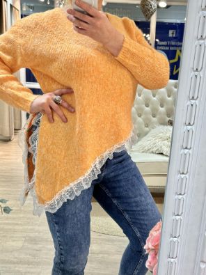 NEW COLLECTION New Collection NeuleTunika/Pusero Pitsihelma 3117