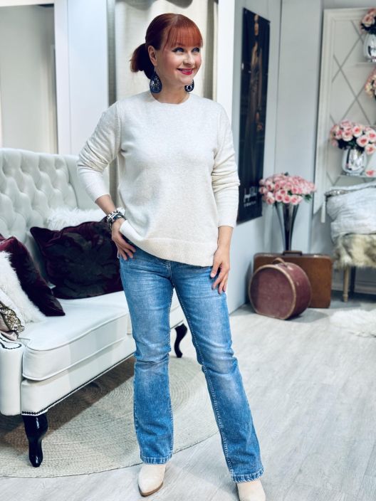 Cecil Neulepusero 303453 Oat Milk Beige Melange tuotekuva 1