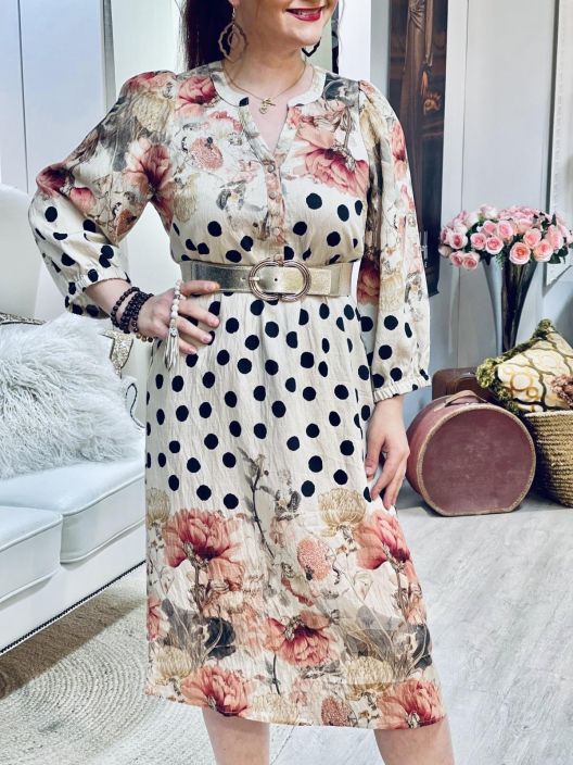 In Front Mekko Pauline 16943 Cream tuotekuva 1