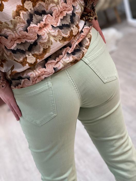 Anna Montana Housut Angelika Jump In Slim 1106 Pear Green tuotekuva 3