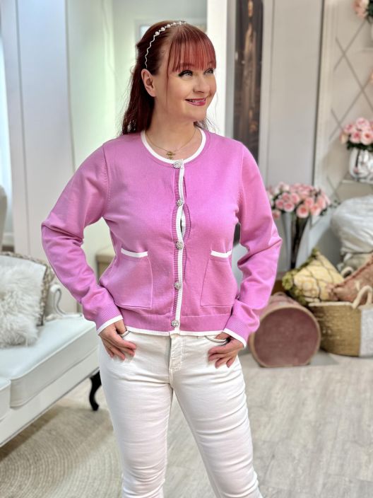 ZE-ZE Neuletakki Ciku 500994 Orchid Pink tuotekuva 1