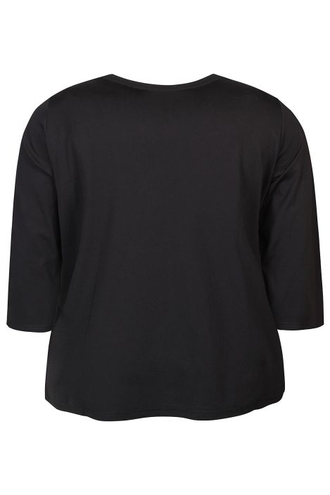 Zhenzi TrikooPaita Annie 201221 Black tuotekuva 1 Zhenzi TrikooPaita Annie 201221 Black tuotekuva 1