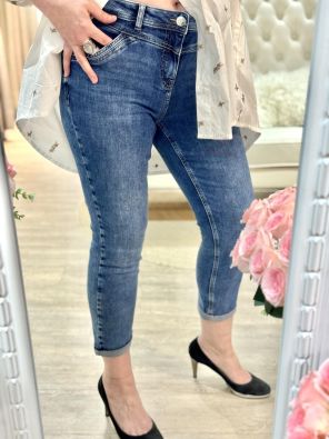 STREET ONE Street One Farkut Boyfriend Loose Fit 379525 Light Blue Wash