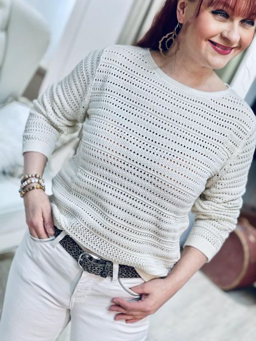 Street One PitsiNeulepusero 303820 Soft Beige tuotekuva 3 Street One PitsiNeulepusero 303820 Soft Beige tuotekuva 3