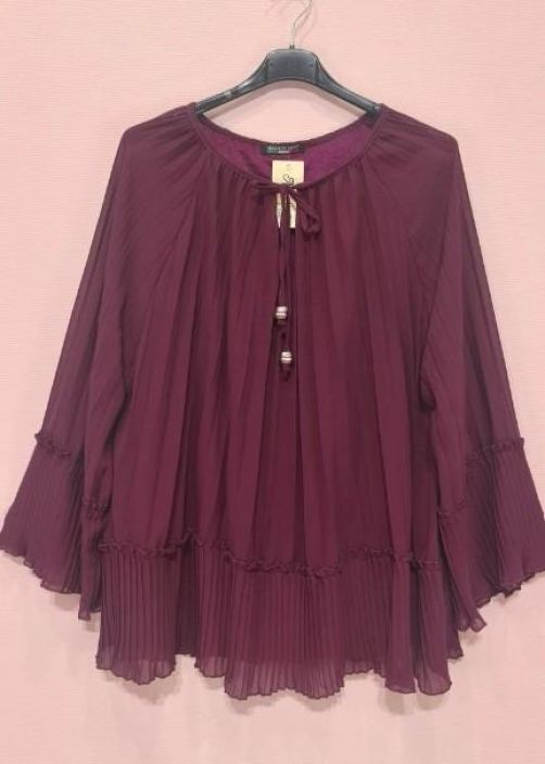 New Collection SifonkiPusero 15952 Pliseerattu tuotekuva 3 New Collection SifonkiPusero 15952 Pliseerattu tuotekuva 3